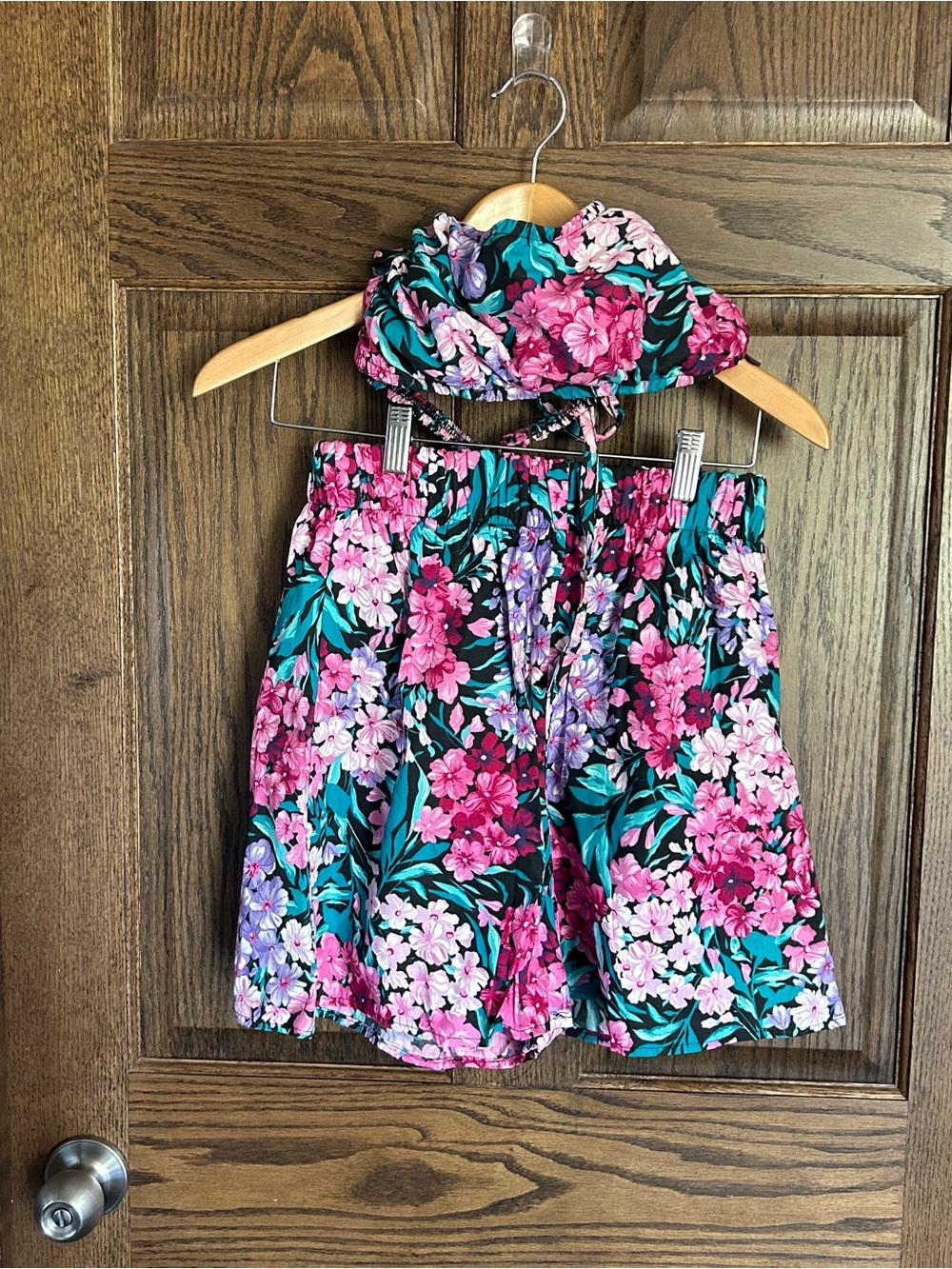 Two piece set shorts and top